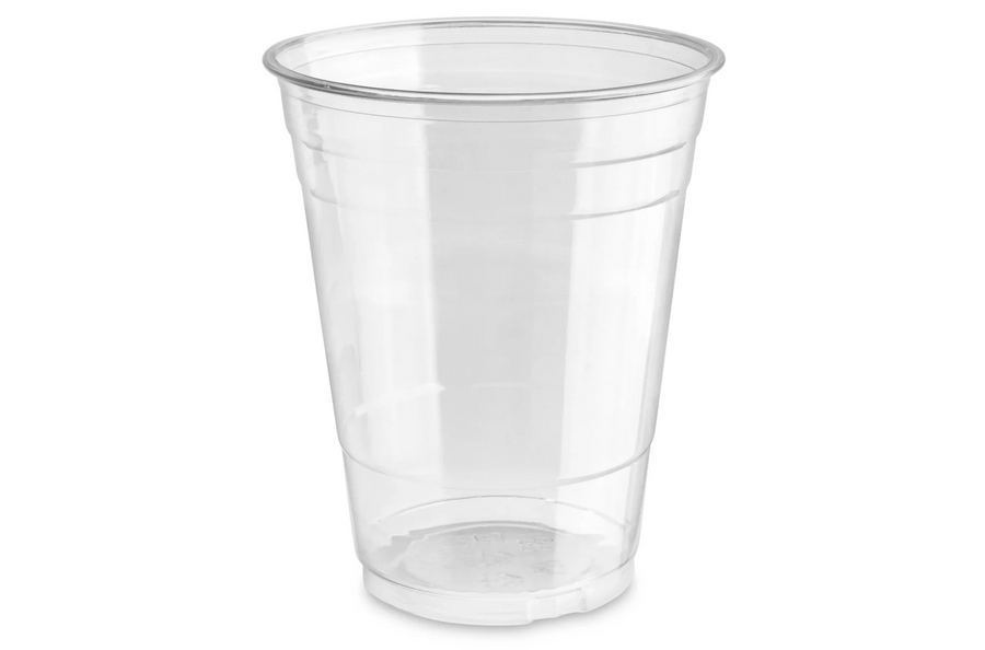 16oz PET Clear Plastic Drinking Cup with Dome Lids - 1000 Count