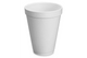 Dart 16oz White Foam Drinking Cup - 1000 Count