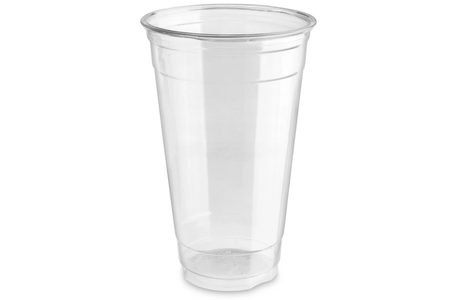 20oz PET Clear Plastic Drinking Cup with Dome Lids - 1000 Count