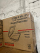 ML-81 Hinged Container 8"x8" 1 Compartment 150 Count Heavy Duty