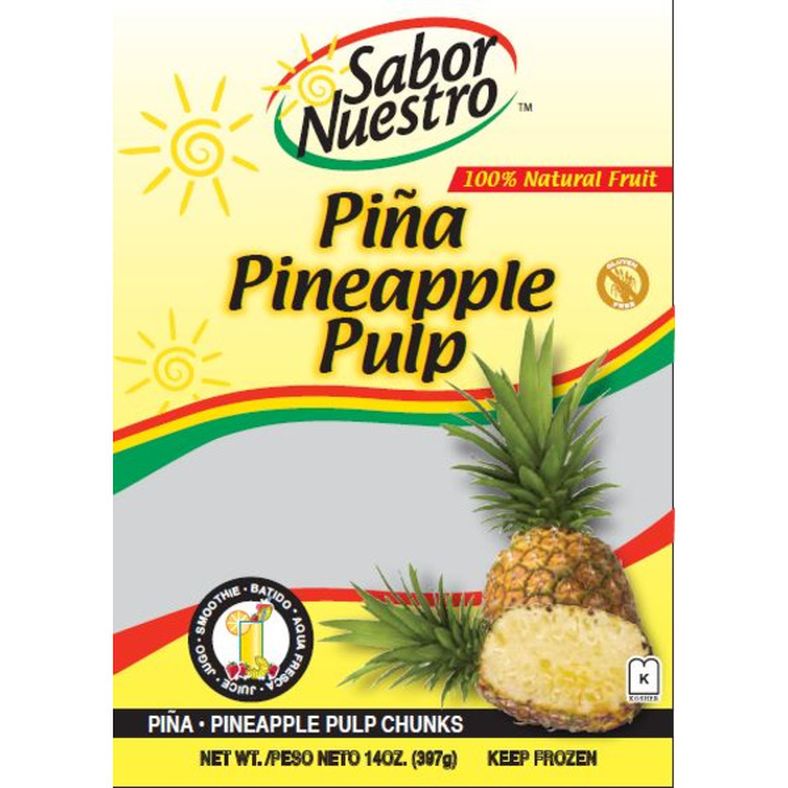 Sabor Nuestro - Pineapple Pulp - 14 oz