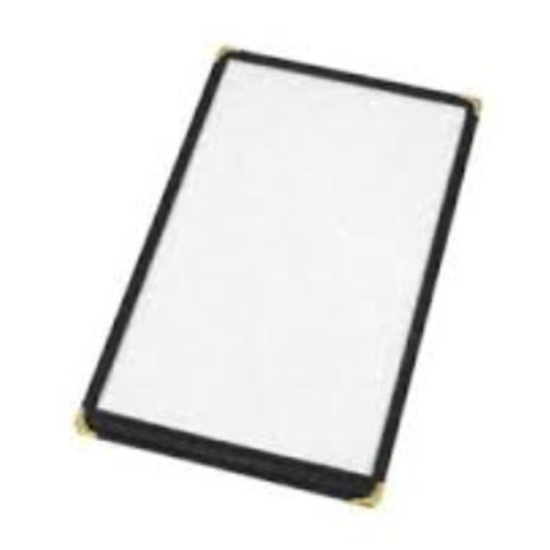 Menu Cover Black - 8.5" x 11"