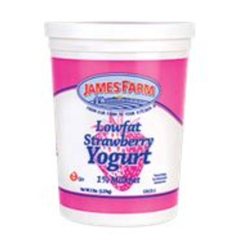 James Farm - Lowfat Strawberry Yogurt - 5 lb