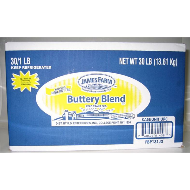 James Farm - Buttery Blend with 10% Butter - 30x1 lb