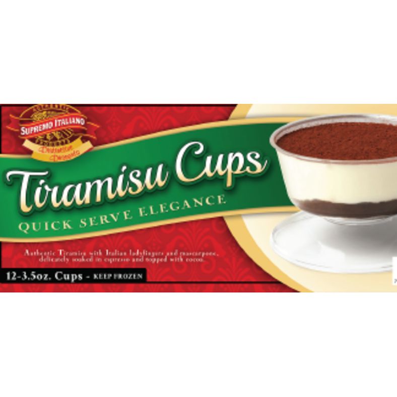 Chef's Quality - Tiramisu Cups - 12x3.5 oz