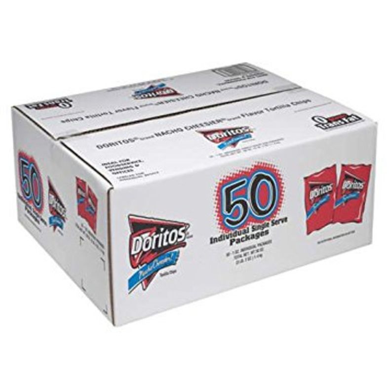 Doritos - Nacho Cheesier Chips - 50x1 oz