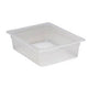 Food Pan 1/2 Size - 4" Deep (Polypropylene, Translucent, NSF)