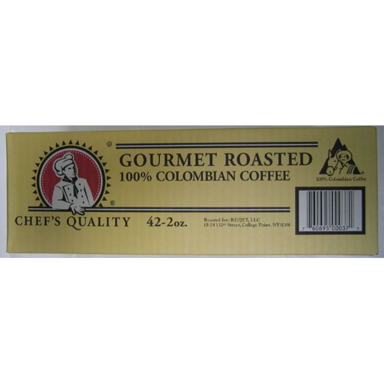 Chef's Quality - Colombian Ground Coffee - 42x2 oz