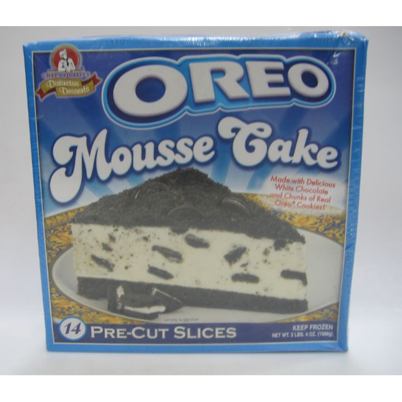 Chef's Quality - Oreo Mousse Cake (14 slices)