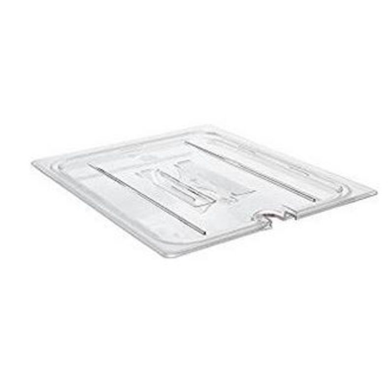 Cambro - Camwear Food Pan Lid Sixth Size - Notched with Clear Handle