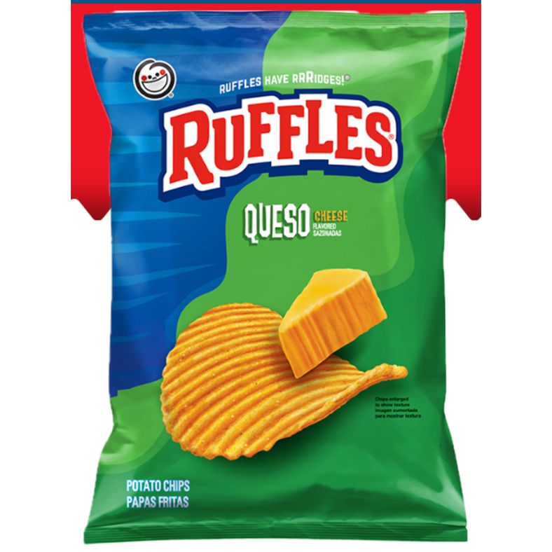 Frito-Lay - Ruffles Queso Potato Chips - 50x1 oz