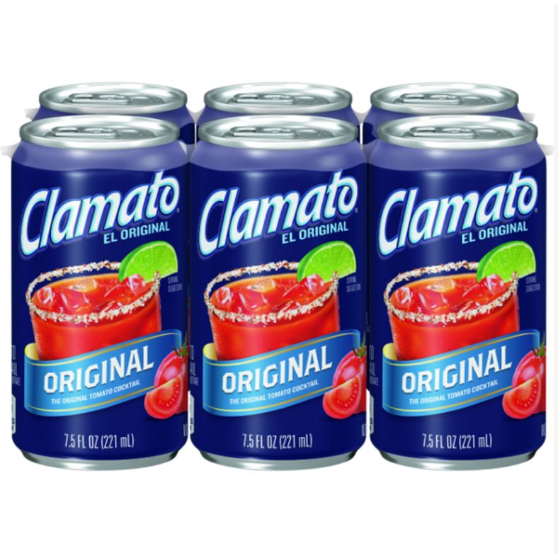 Clamato - Sleek Can - 6x7.5 oz