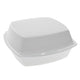 Pactiv - Foam Hinged Sandwich Container Medium (6x6x3) - 500 ct