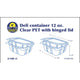 Sunset - Clear Hinged Container - 200x12 oz