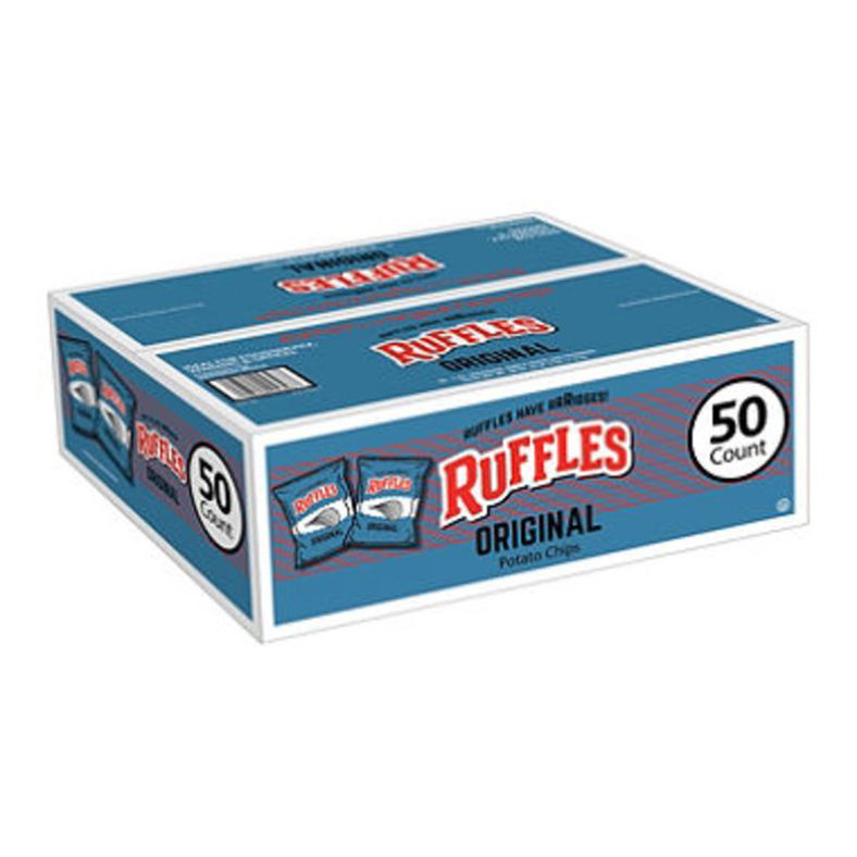 Ruffles - Ridged Original Potato Chips - 50x1.0 oz