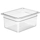 Cambro - Camwear Food Pan (1/2 Size, 6" Deep, Clear)