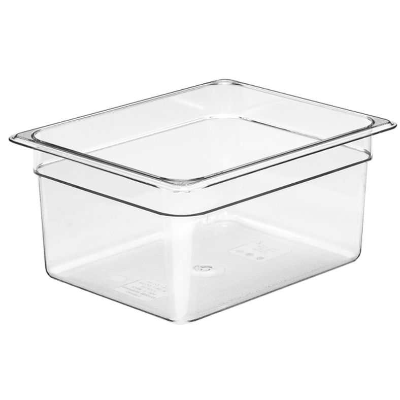 Cambro - Camwear Food Pan (1/2 Size, 6" Deep, Clear)
