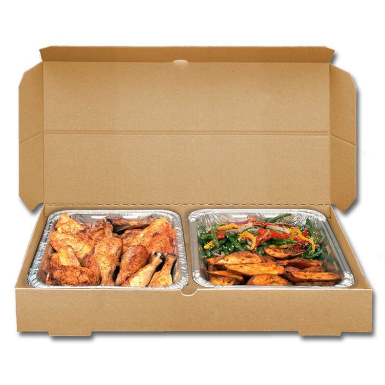 Regular Corrugated Catering Box - 50 ct