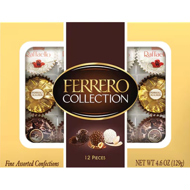Ferrero Rocher - Chocolate Hazelnut Wafers - 12 ct