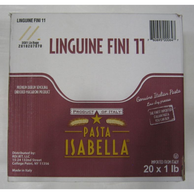 Isabella - Linguine Fini Pasta - 20/1 lb