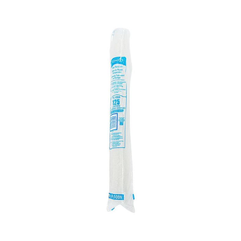 Dart - Clear Plastic Lids for 1 oz Souffle Cups - 125 ct