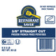 Frozen Restaurant Saver - 3/8" Straight Cut French Fries - 30 lbs