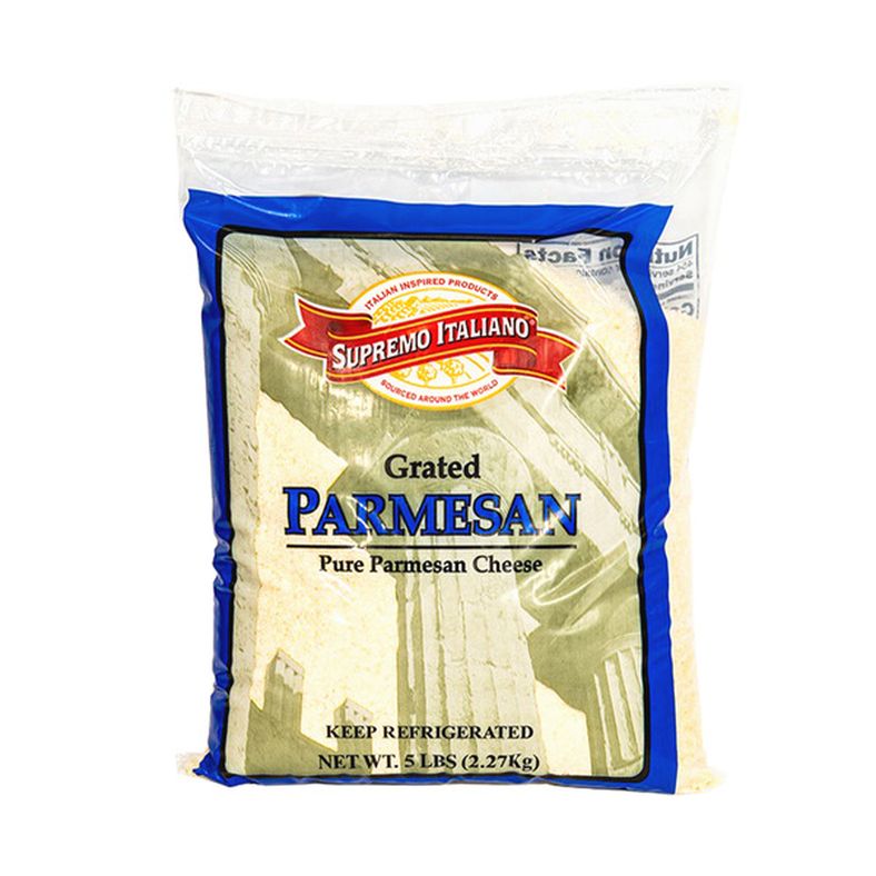 Supremo Italiano - Grated Parmesan Cheese (Domestic) - 5 lb