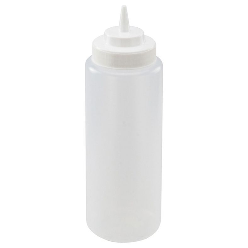 Squeeze Bottles Wide Mouth - 32 oz - 6 Ct