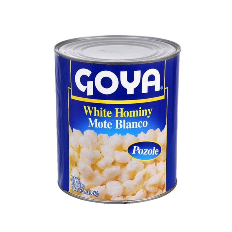 Goya - White Hominy #10 Can