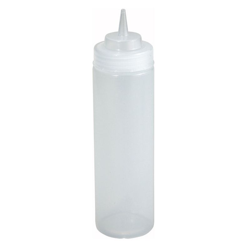 Squeeze Bottles Wide Mouth - 16 oz - 6 Ct