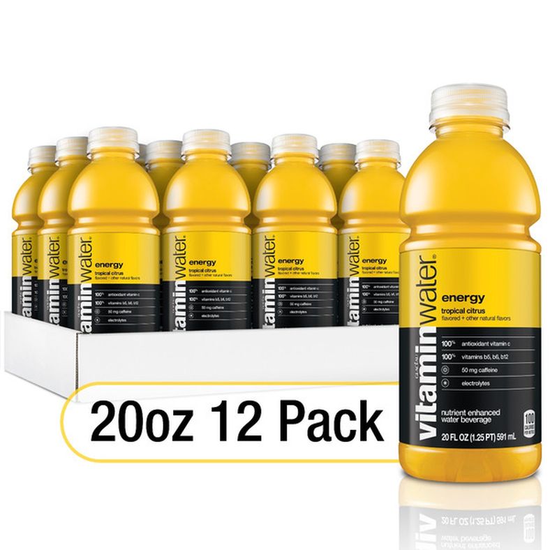 VitaminWater - Energy Tropical Citrus - 12x20 fl oz