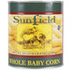 Sunfield Whole Baby Corn - #10 cans