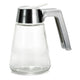 Tablecraft - Glass Syrup Dispenser (Chrome Plated ABS Top) - 12 oz