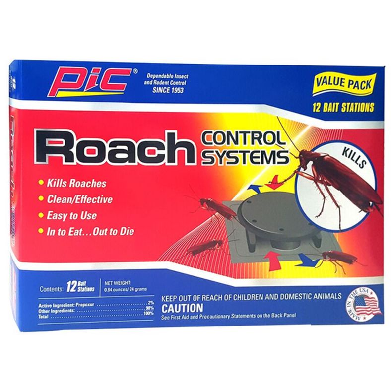 PIC - Roach Bait Killing System - 24 ct