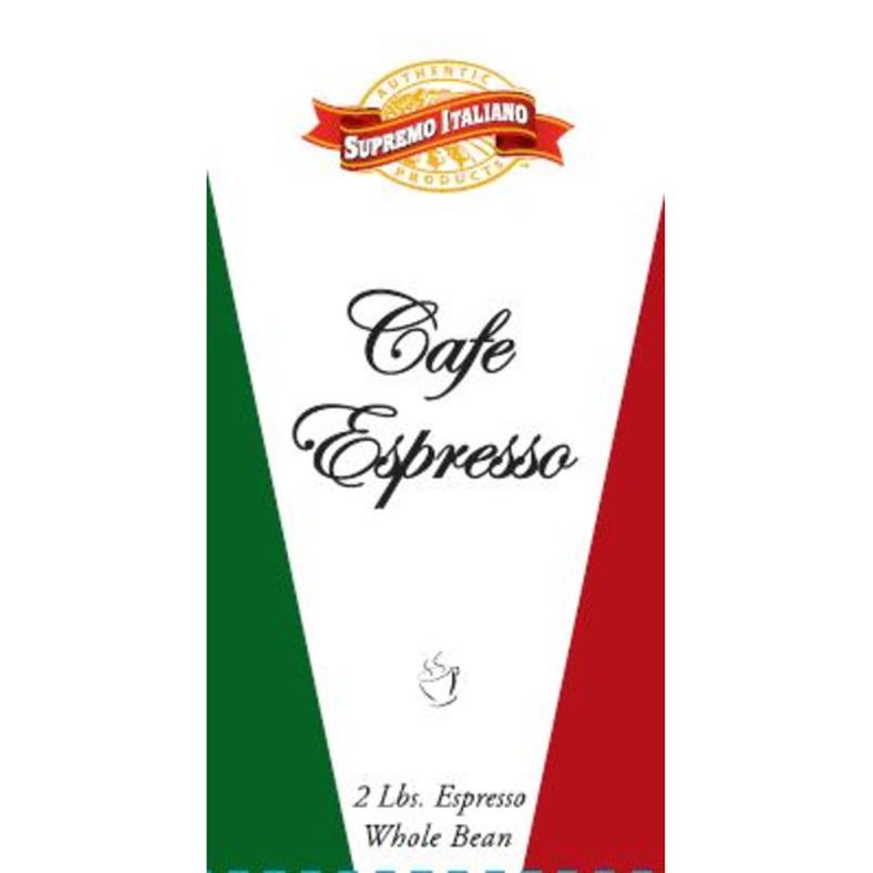Supremo Italiano - Whole Bean Espresso Coffee - 2 lb
