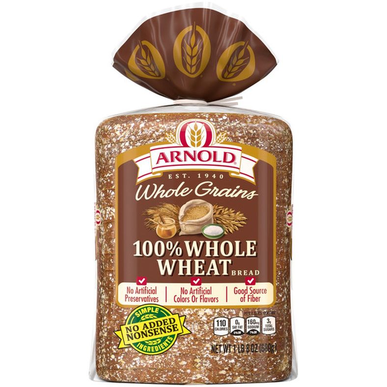 Arnold - 100% Whole Wheat Whole Grains Bread - 24 oz