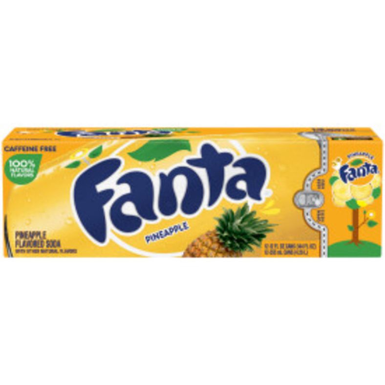 Fanta - Pineapple Soda - 24x12 oz