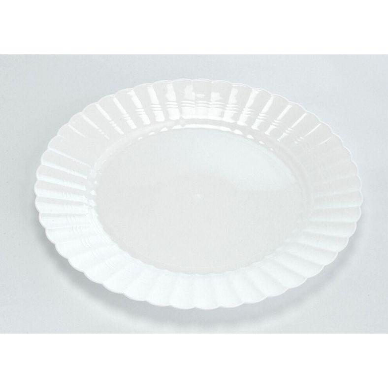Yoshi - Resposable Dinner Plate 9" White - 50 ct