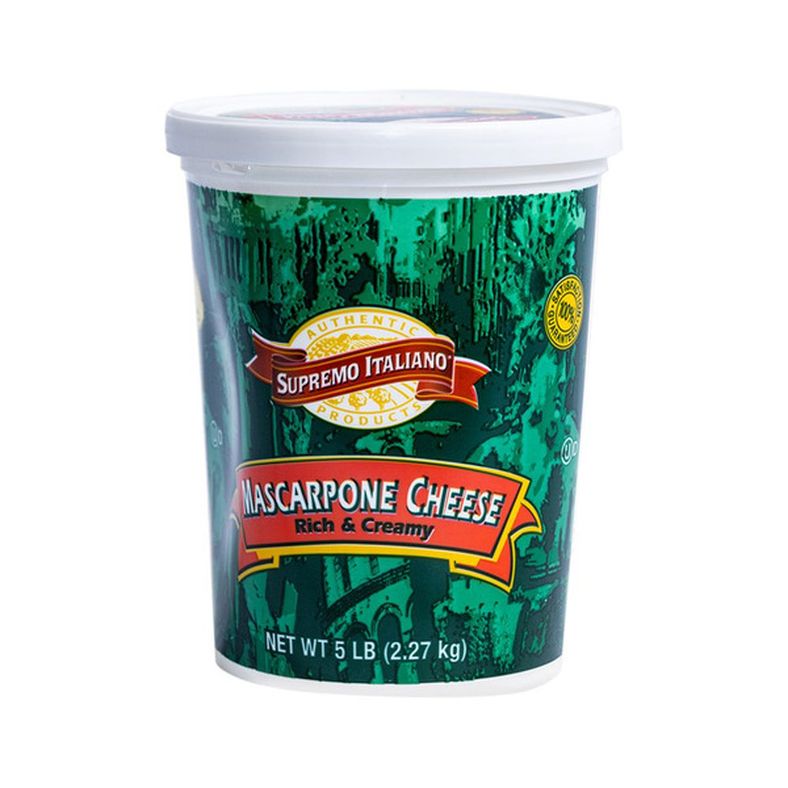 Supremo Italiano - Mascarpone Cheese - 5 lb