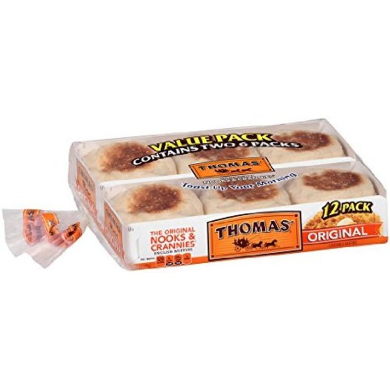 Thomas - Original English Muffins - 6x12 ct