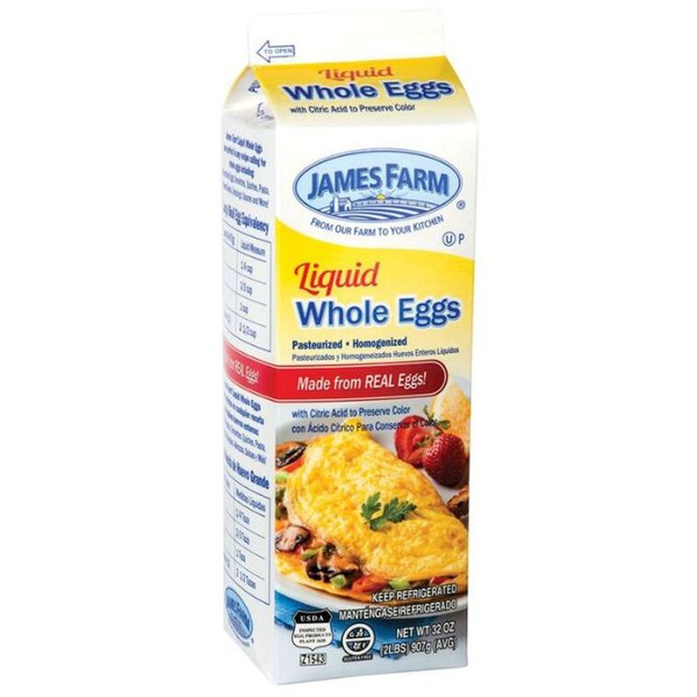 James Farm - Whole Liquid Eggs - 2 lb