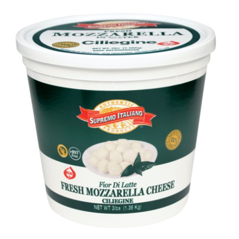 Supremo Italiano - Mozzarella Ciliegini - 2x3 lb