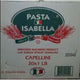 Isabella - Capellini (Angel Hair) Pasta - 20/1 lb