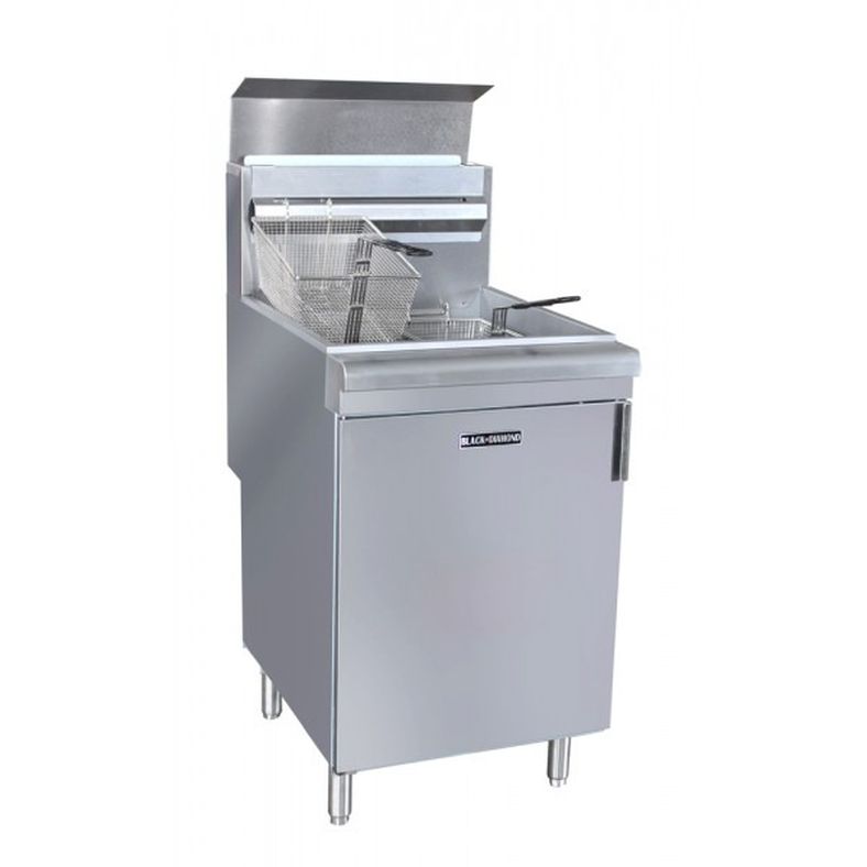 Qualite - Floor Fryer (Natural Gas, 150K BTU, 65-70 lb capacity)