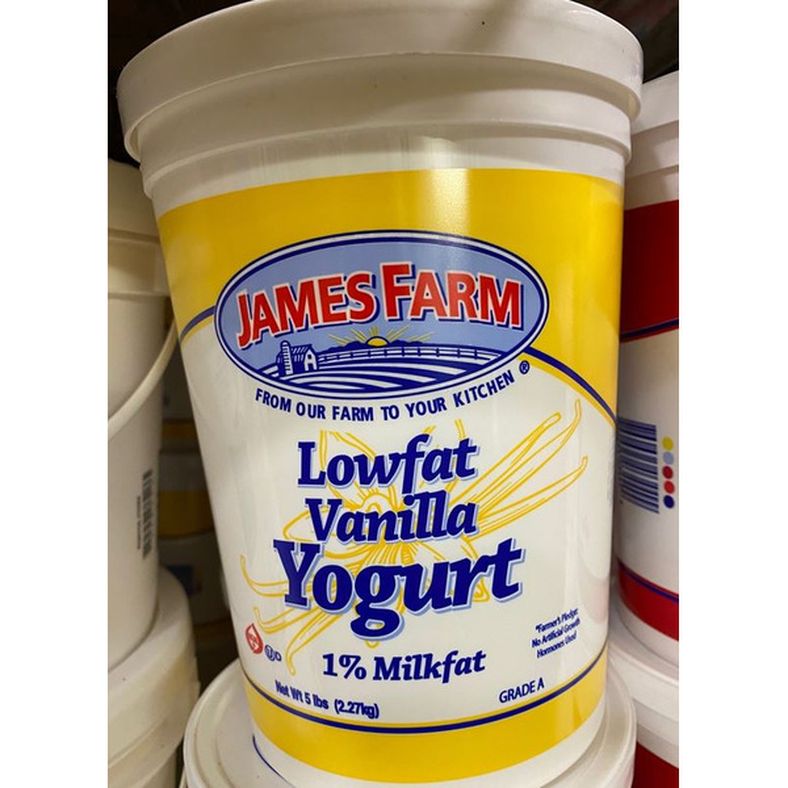 James Farm - Lowfat Vanilla Yogurt - 5 lb