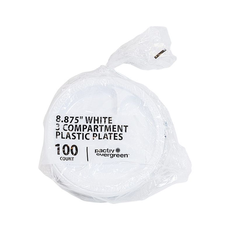 Plastic Plate 9" - 100 ct