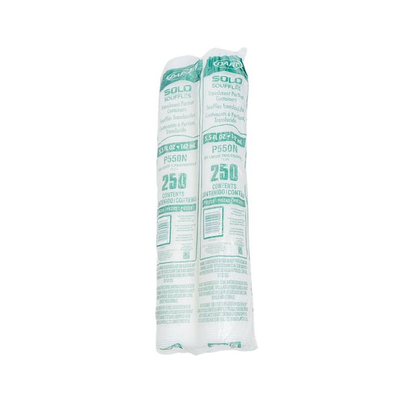Solo - Plastic Souffle Cups (5.5 oz) - 250 ct