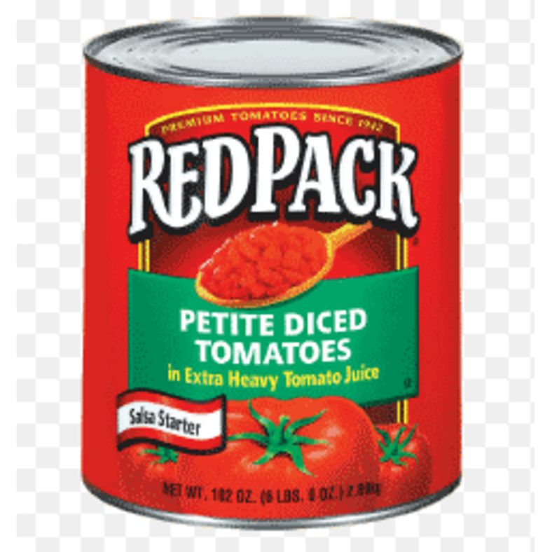 RedPack - Petite Diced Tomatoes in Juice - #10 cans