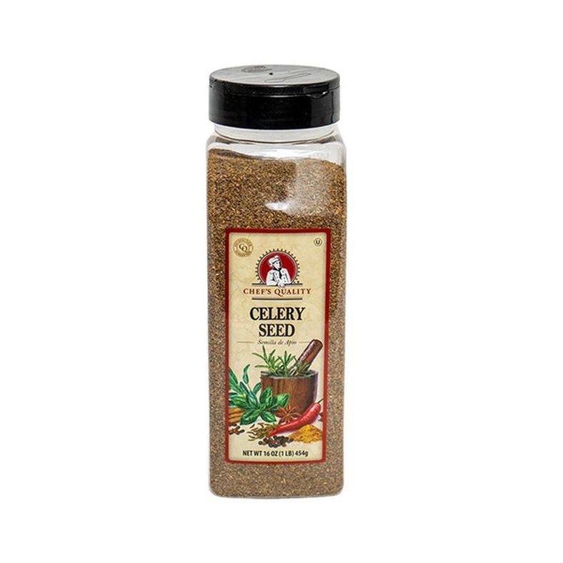 Chef's Quality - Whole Celery Seed - 1 lb Jar