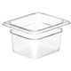 Cambro - Food Pan 1/6 Size - 4" Deep - Clear